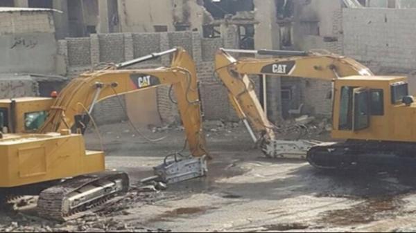 تخریب یک باب مسجد در منطقه شیعه نشین عربستان سعودی
