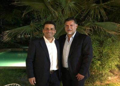 ملاقات علی دایی با سفیر لبنان در تهران